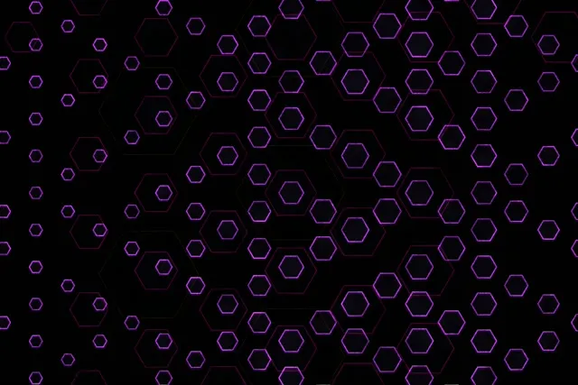 3:2 Surface 60fps Neon Hexagon VJ Loop Background Screensaver