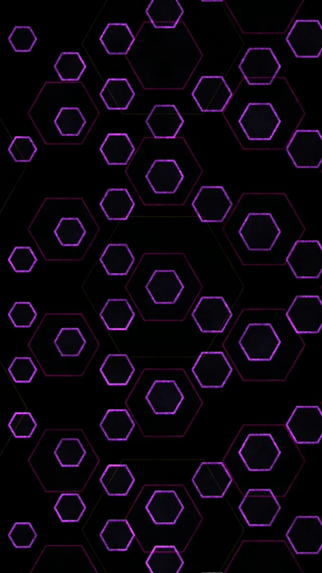 9:16 Reels 60fps Neon Hexagon VJ Animation Live Wallpaper