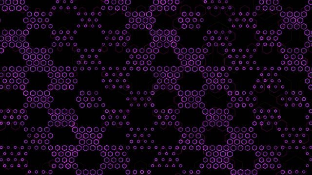 4K UHD 60fps Screensaver Neon Tunnel VJ Loop Windows 10 Purple Hexagon