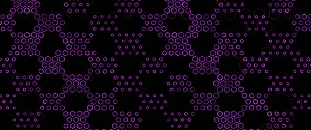 2.39:1 Cinemascope 60fps Screensaver Neon Tunnel Live Wallpaper Purple Hex