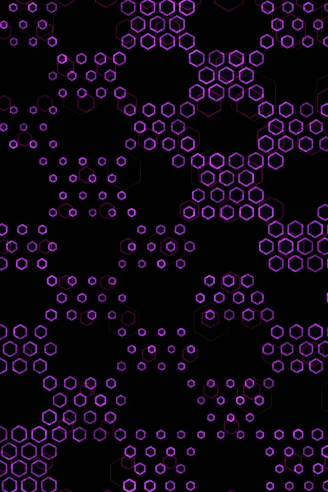 2:3 Photo Portrait 60fps Screensaver Neon Tunnel VJ Animation Purple Geometric