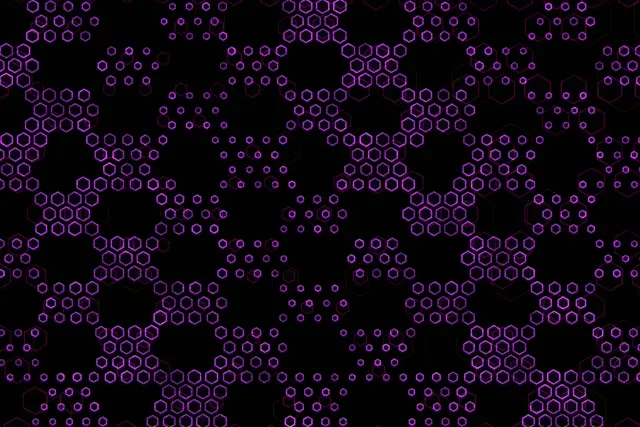 3:2 Surface 60fps Screensaver Neon Tunnel VJ Loop Purple Neon Shapes