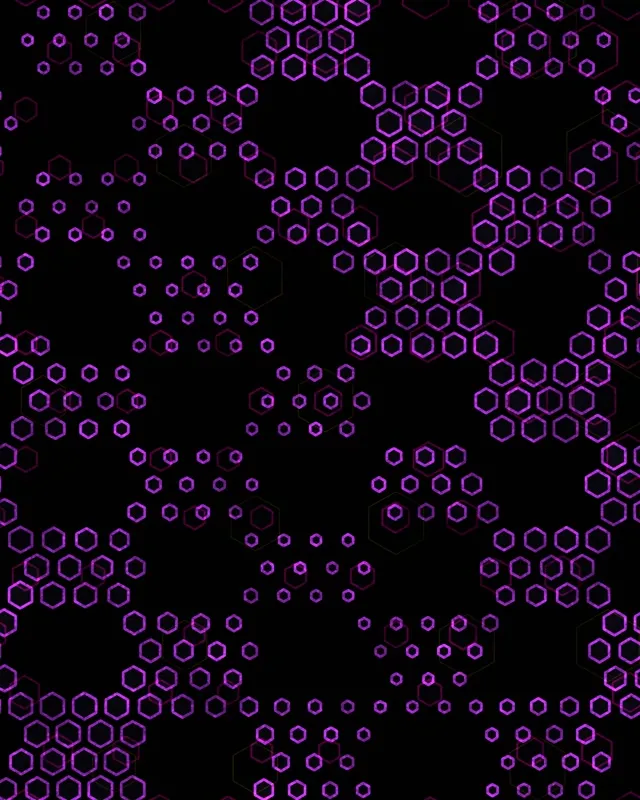 4:5 Instagram 60fps Screensaver Neon Tunnel VJ Animation Purple Geometric Flow