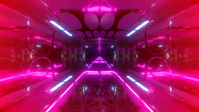 Neon Tunnel 4K 60fps | Pink Magenta VJ Loop Screensaver