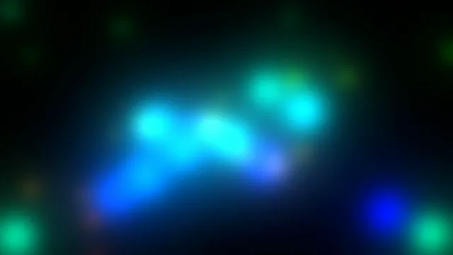 Cyan Blue Neon Glow VJ Loop | 4K 60fps Screensaver
