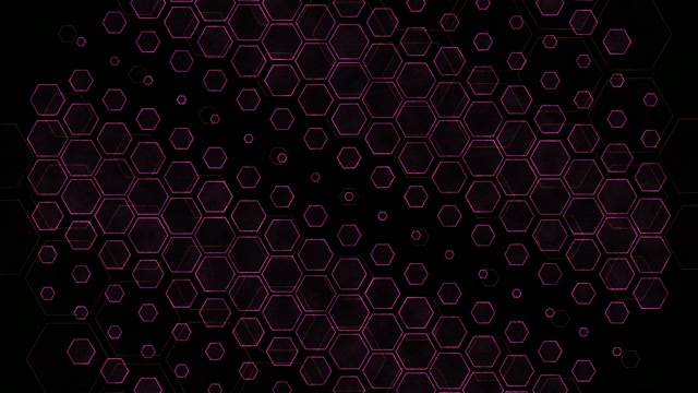 4K UHD 60FPS Purple Hexagon Grid Loop VJ Background