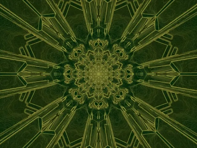 Green Mandala | Symmetry 60fps