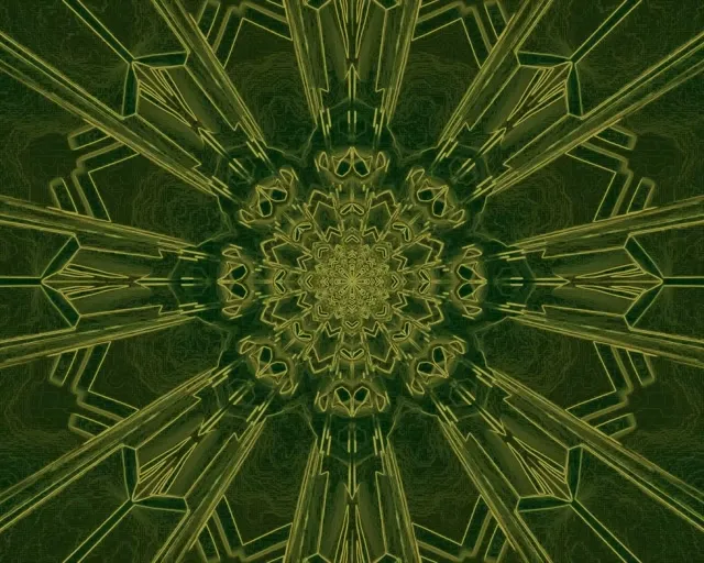 Green Mandala | Symmetry 60fps
