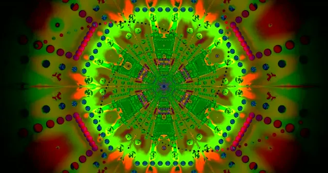 4K UHD 60fps Neon Tunnel Screensaver Windows 10 PC Laptop VJ Loop Visual Background