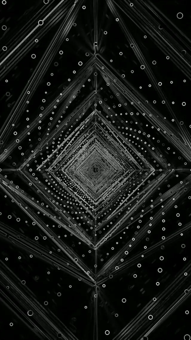 Dark Neon Tunnel Loop 60fps 9:16 Reels Screensaver PC VJ Loop