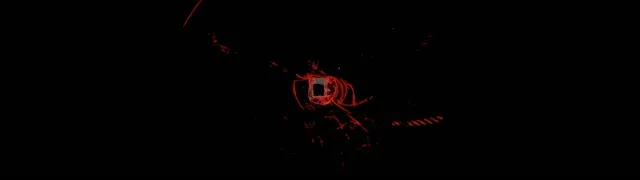 Red Neon Tunnel | Super Ultrawide 60fps VJ Screensaver