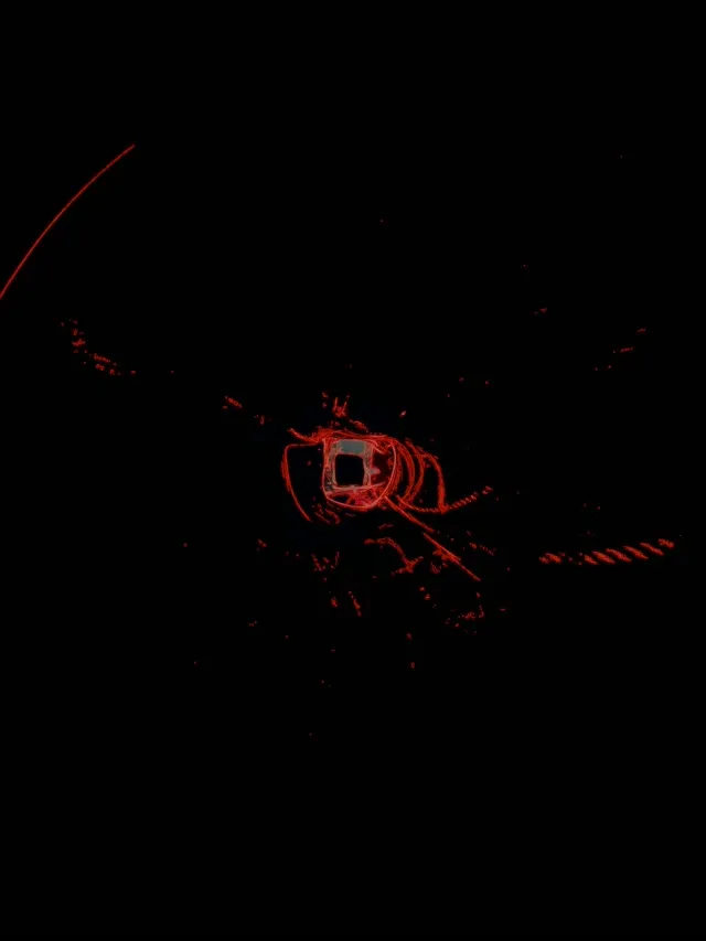 Red Neon Tunnel | Portrait Tall 60fps VJ Screensaver