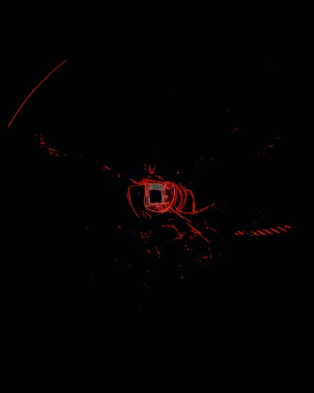 Red Neon Tunnel | Tall 60fps VJ Loop Screensaver