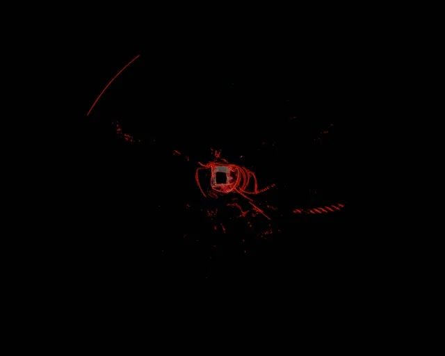 Red Neon Tunnel | SXGA 60fps VJ Loop Screensaver