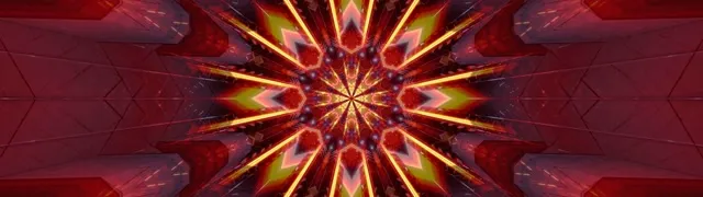 32:9 Super Ultrawide | 60fps neon tunnel red gold pulsating vortex screensaver