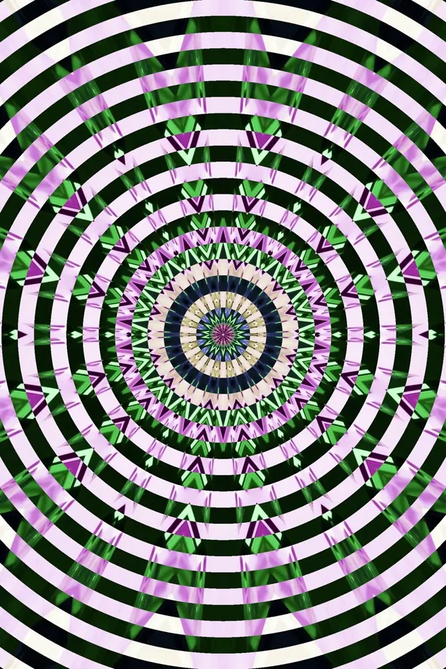 2:3 photo portrait neon tunnel 60fps screensaver vj animation pink flower bloom