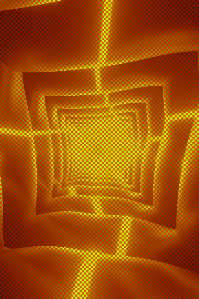 Golden Neon Tunnel VJ Loop Mobile 60fps | Hypnotic Screensaver