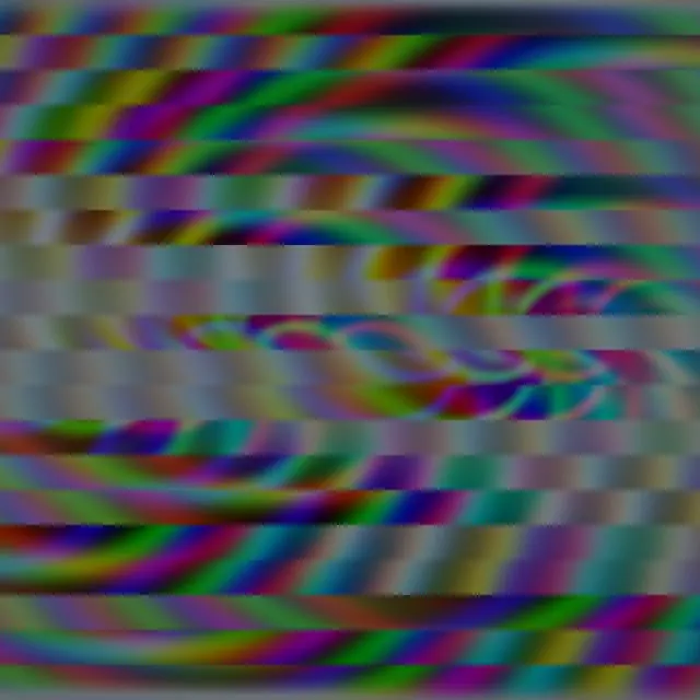 1:1 Square | 60fps Neon Spiral Vortex Screensaver Live Wallpaper Rainbow