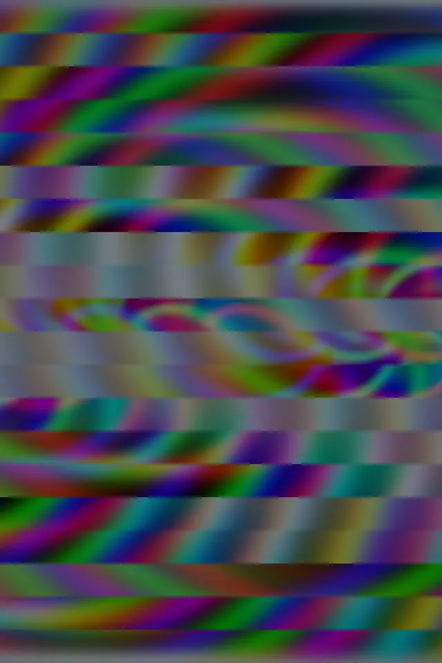 2:3 Photo Portrait | 60fps Rainbow Neon Spiral Screensaver VJ Background Loop