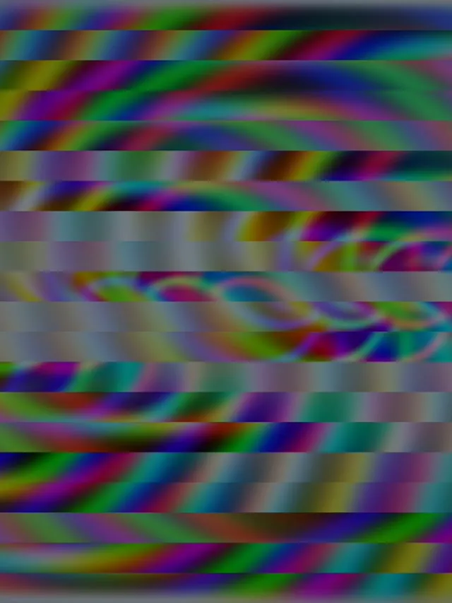 3:4 iPad Portrait | 60fps Neon Spiral Kaleidoscope Screensaver Live Wallpaper