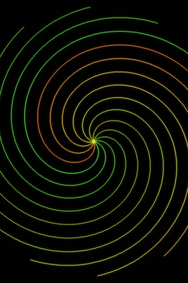 2:3 Photo Portrait Spiral Neon 60fps Screensaver Live Wallpaper