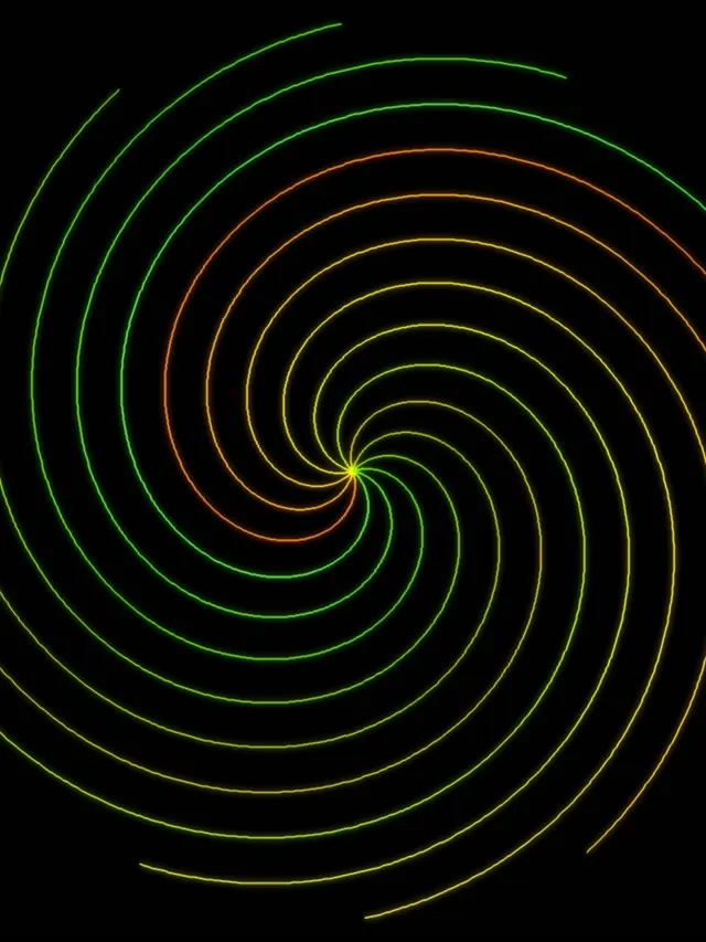 3:4 iPad Portrait Neon Vortex 60fps Screensaver VJ Animation