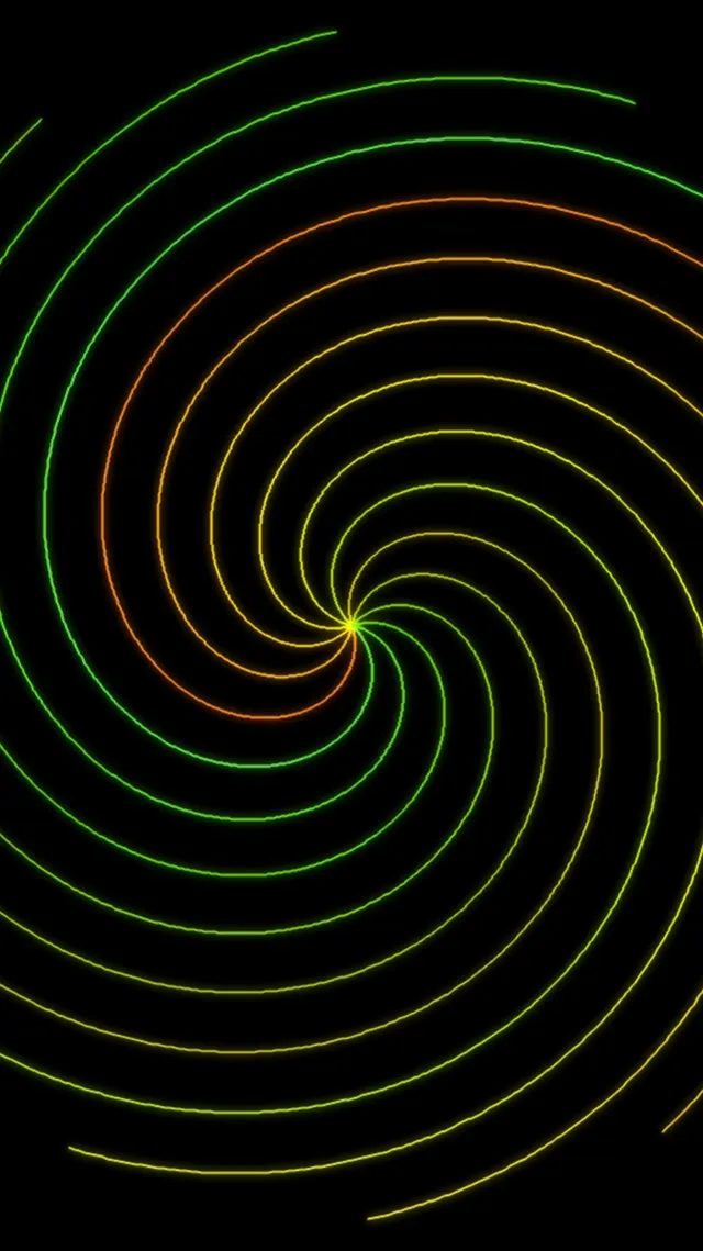 9:16 Reels Spiral Vortex 60fps Screensaver VJ Animation Neon