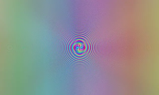 5:3 Wide 60FPS Neon Vortex Spiral Screensaver - Motion Background Loop