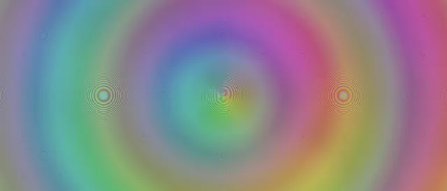 21:9 Ultrawide 60FPS Kaleidoscope Screensaver | VJ Animation Neon Rings