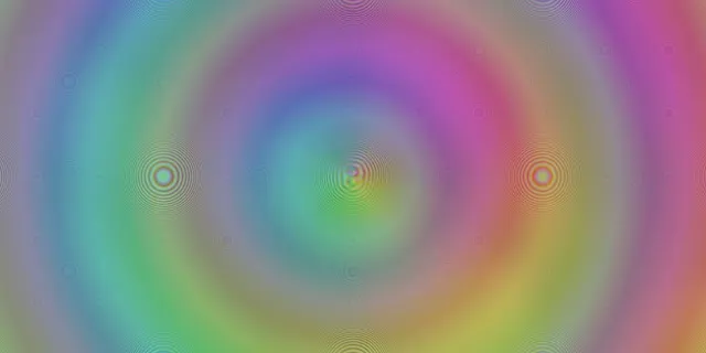 2:1 Univisium 60FPS Kaleidoscope Screensaver | VJ Animation Rainbow Neon