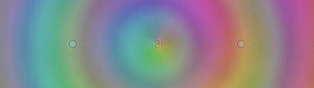 32:9 Super Ultrawide 60FPS Kaleidoscope | Motion Background Neon Rings