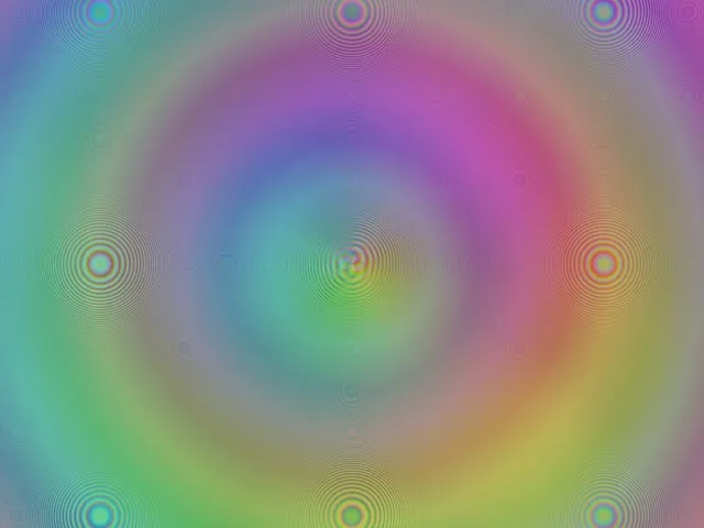 4:3 Classic 60FPS Kaleidoscope Screensaver | Motion Background Neon Geometry