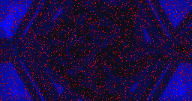 Red Blue Neon Tunnel Screensaver 4K UHD 60fps VJ Loop screensaver pc