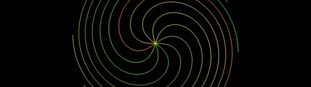 32:9 Super Ultrawide | 60fps Neon Vortex Screensaver | Motion BG