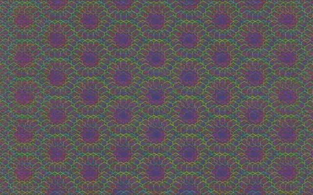 16:10 MacBook 60fps Hexagon Screensaver - Motion Background VJ Loop Neon