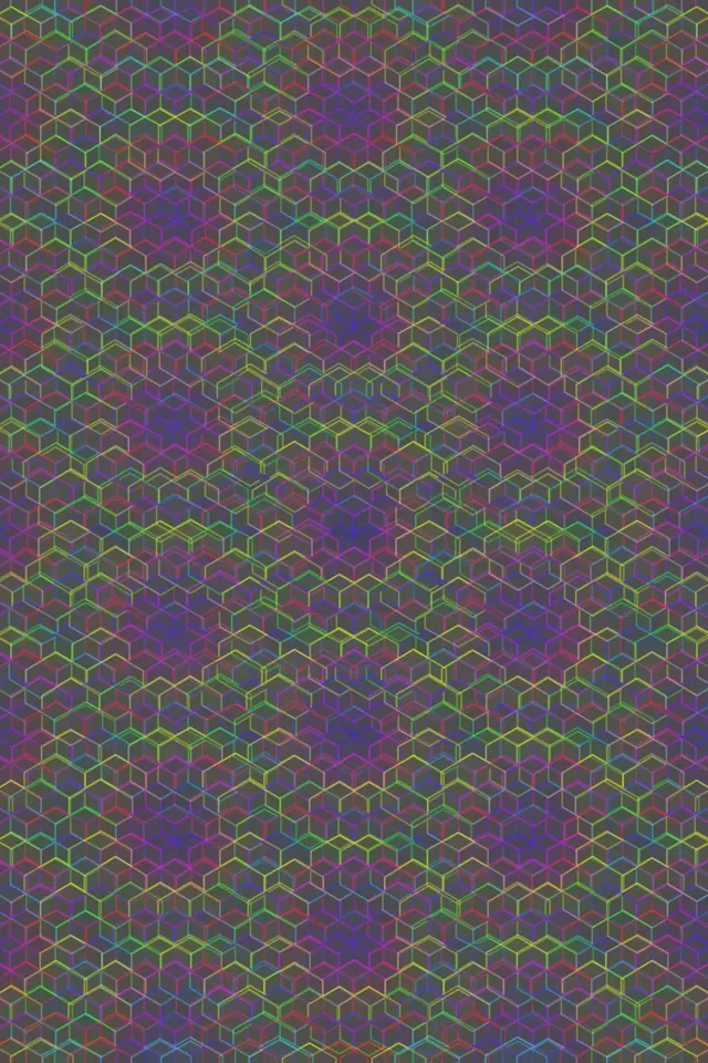 2:3 Photo Portrait 60fps Kaleidoscope Hexagon Screensaver - VJ Animation Loop