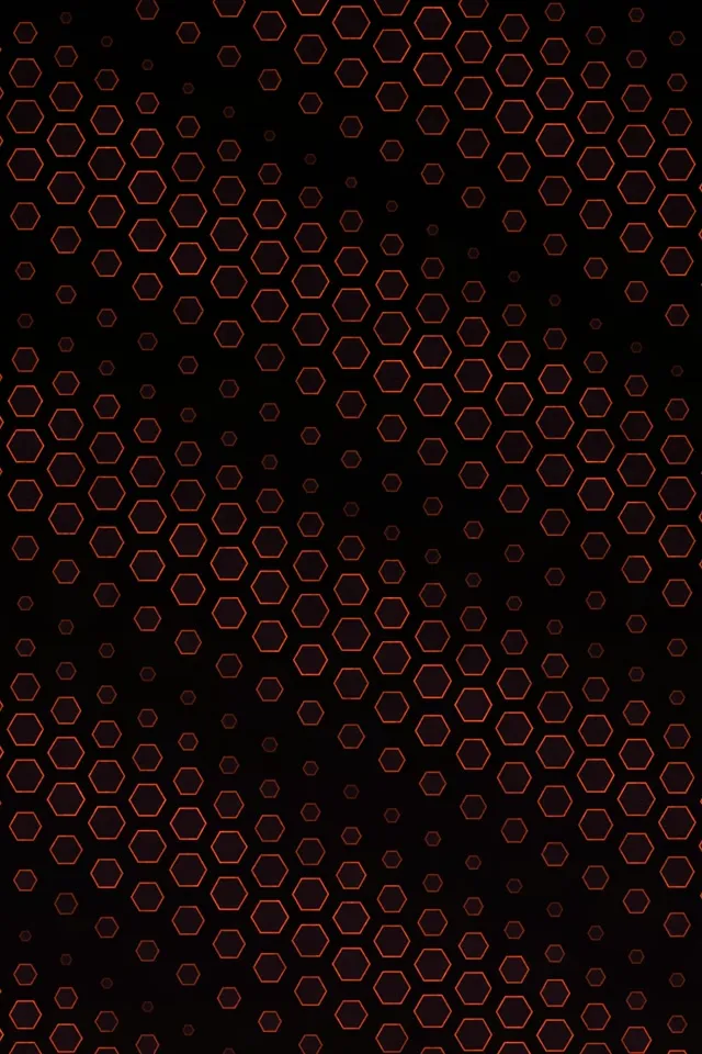 2:3 Photo Portrait 60fps Screensaver Neon Tunnel VJ Animation Red Hexagon