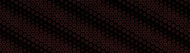 32:9 Super Ultrawide 60fps Screensaver Neon Tunnel VJ Loop Red Hexagon