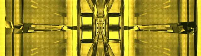 Yellow Neon Tunnel | 32:9 Ultrawide | 60fps VJ Loop Screensaver