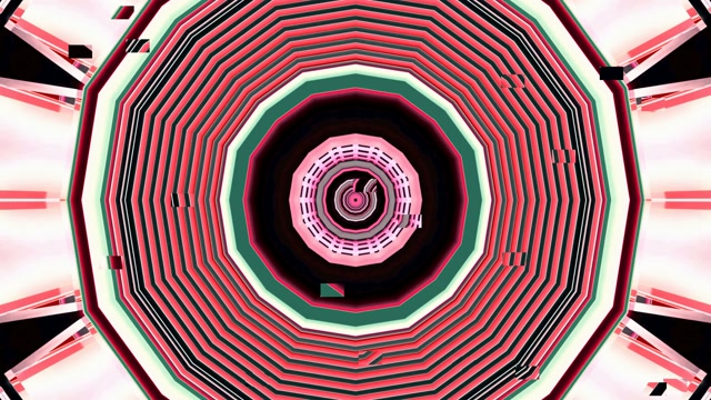4K UHD 60FPS Neon Tunnel Screensaver PC | Pink VJ Loop