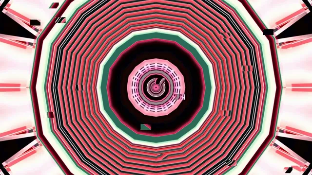 4K UHD 60FPS Neon Tunnel Screensaver PC | Pink VJ Loop