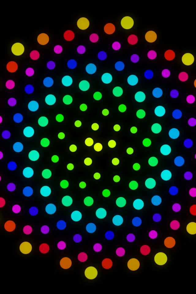 2:3 Photo Portrait | 60fps Hexagon Screensaver VJ Animation Neon