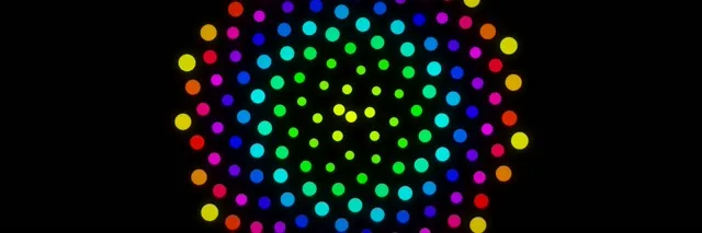 3:1 Triple Wide | 60fps Hexagon Screensaver VJ Animation Colorful