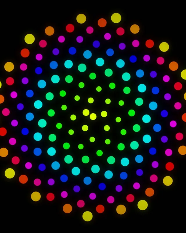 4:5 Instagram | 60fps Neon Hexagon Screensaver Live Wallpaper