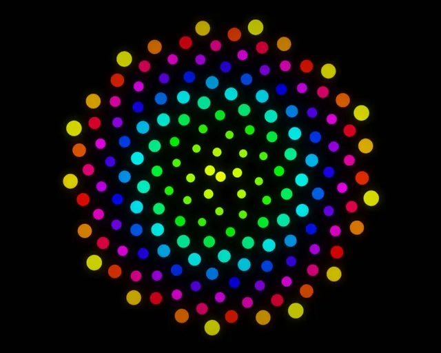 5:4 Industrial | 60fps Hexagon Screensaver VJ Loop RGB Neon