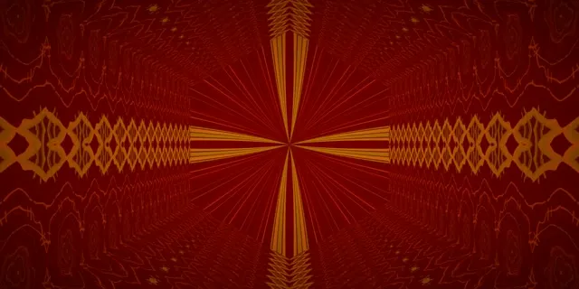 2:1 Dual Screen 60fps Screensaver Neon Tunnel Spiraling Geometric Portal Vj Clip