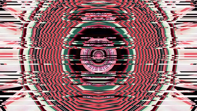 4k uhd 60fps screensaver neon tunnel vj loop pink geometry
