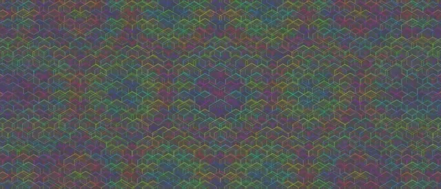 21:9 Ultrawide 60fps Screensaver | Magenta Cyan Hexagon Motion Background