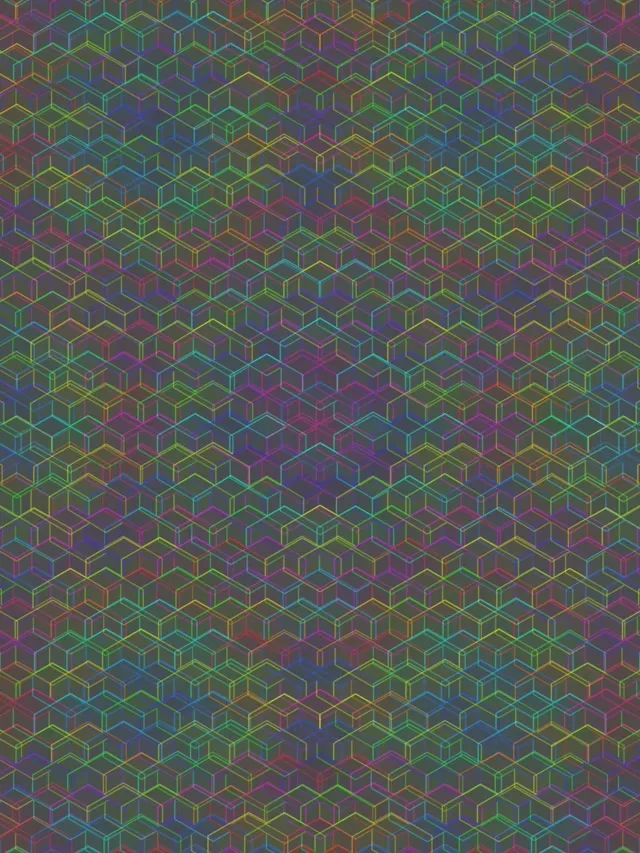 3:4 iPad Portrait 60fps Screensaver | Crimson Turquoise Oscillating Vj Animation