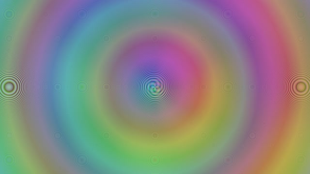10 hours 4K UHD 60fps Hypnotic Spiral Screensaver - Magenta Cyan Gold VJ Loop